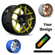 Splux SD-02S fully custom forged 2-piece super deep dish Y-spoke wheels for Buick Regal — finish option showcase.