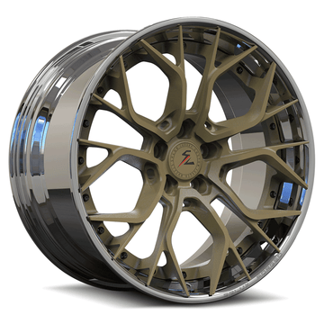 2024,2023,2017 Dodge Challenger black rims in polished,bronze,custom sxt rwd wheels forged deep dish,21inch from Splux SA-06.