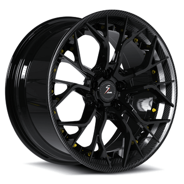 2022,2021 Dodge Challenger custom wheels with black,carbon fiber rims,18inch srt8 forged deep dish wheels from Splux SA-06.