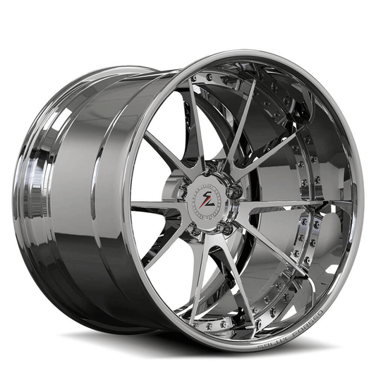 SD-04 chrome forged wheels for Mercedes-Benz S500 - deep dish luxury alloys