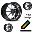 aftermarket wheels for sale.Custom forged 2-piece rims with chrome,polish,black,red,rose gold finish.