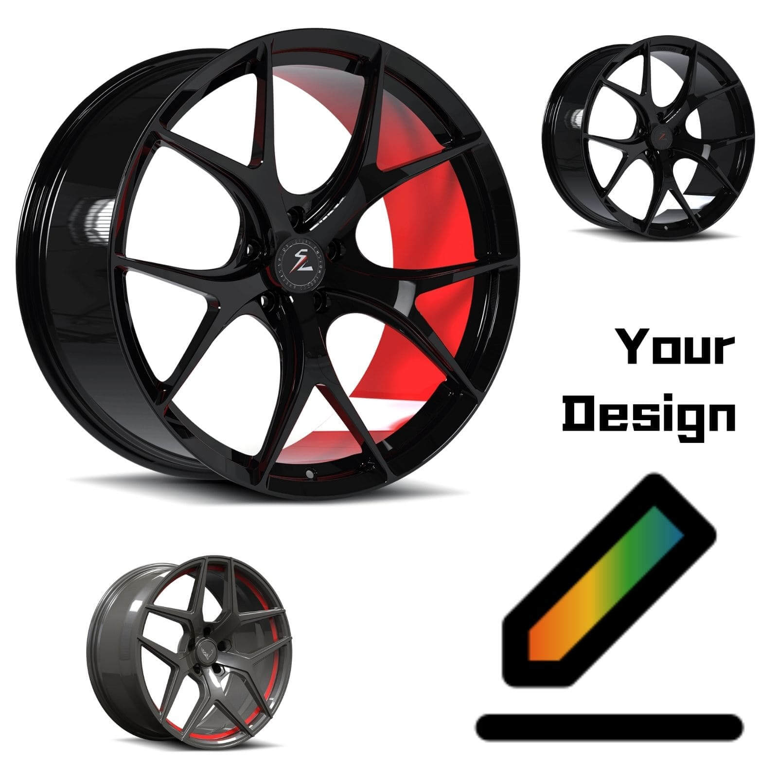 SL-01 luxury forged wheels for Cutlass 442 - fully customizable aftermarket rims