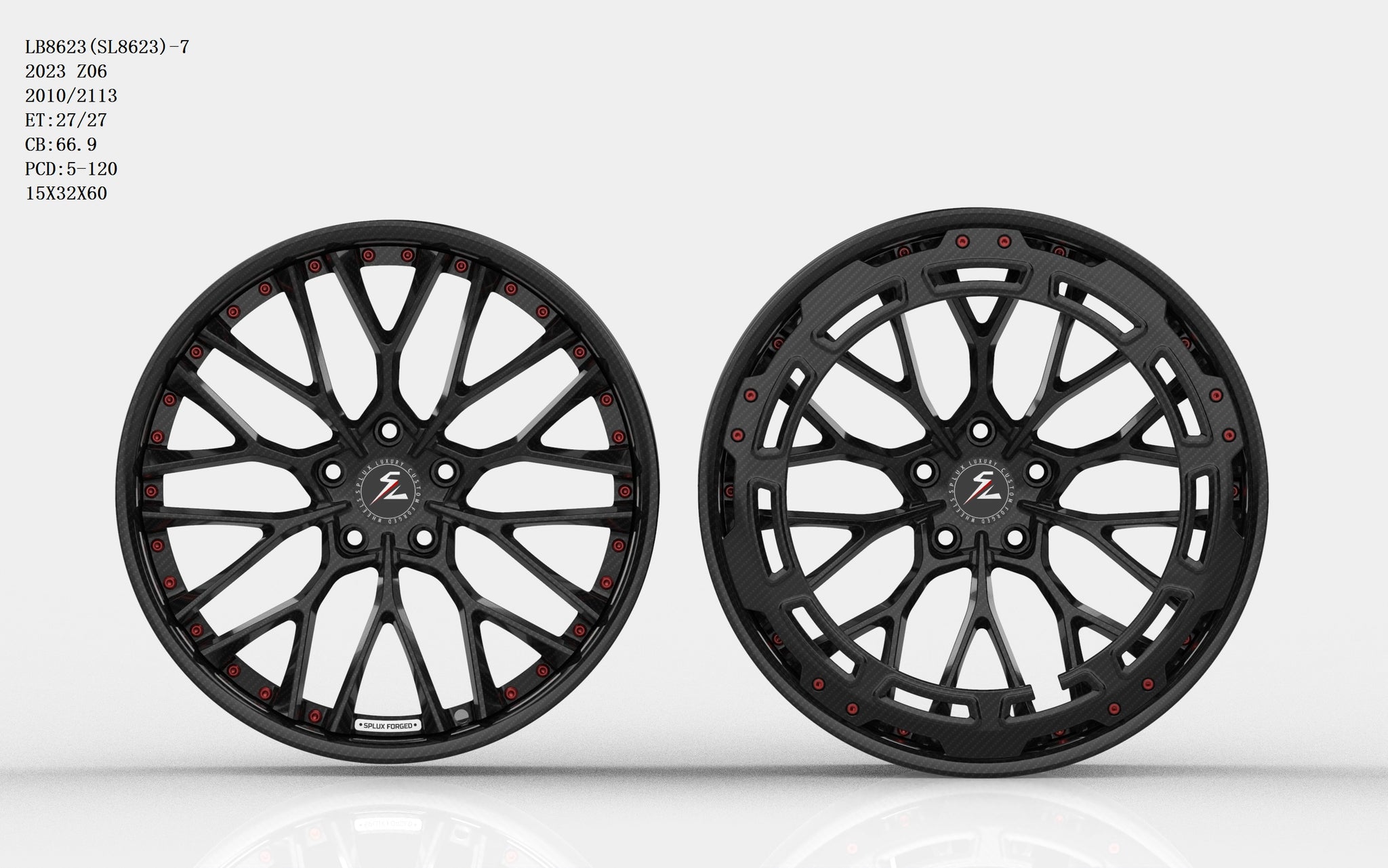 SL-C12 Custom Forged 2-Piece+3-Piece Wheels Series
