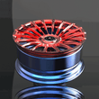SL-C23 polished red black forged wheels for 2010 Cadillac Escalade ESV - custom rims