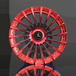 SL-C23 polished red black forged wheels for Cadillac - luxury aftermarket rims
