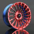SL-C23 polished red black forged wheels for 2010 Escalade ESV - concave alloys