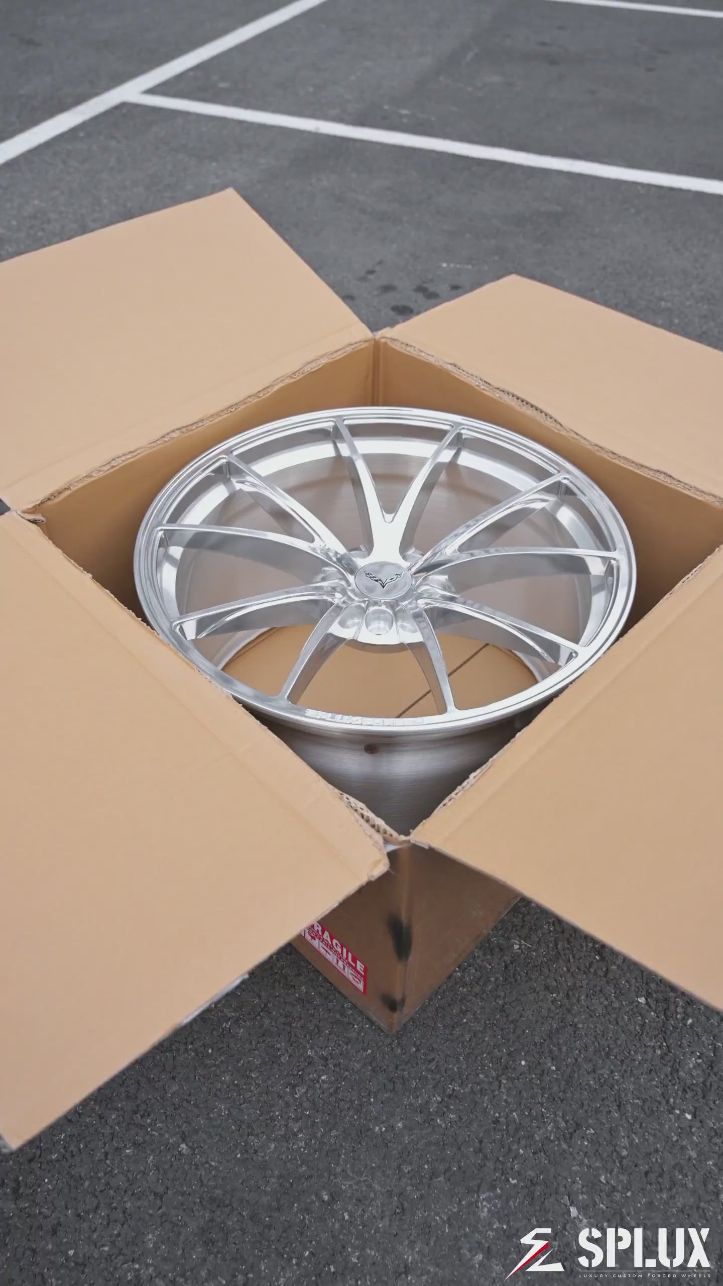 Video showcasing SC-08M forged concave wheels installed on 2017 Corvette C7 Grand Sport.