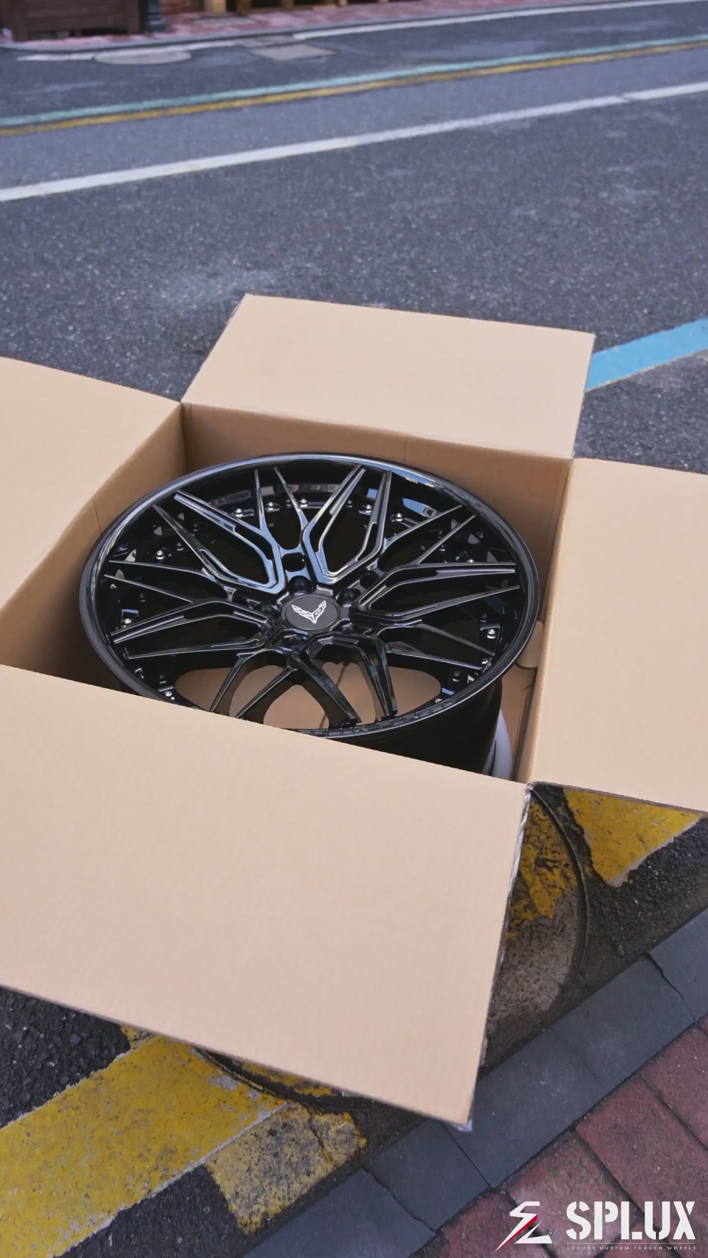 Showcase video of 2024 Corvette C8 Convertible with custom SC-02 forged concave wheels 20x9.5 / 21x12