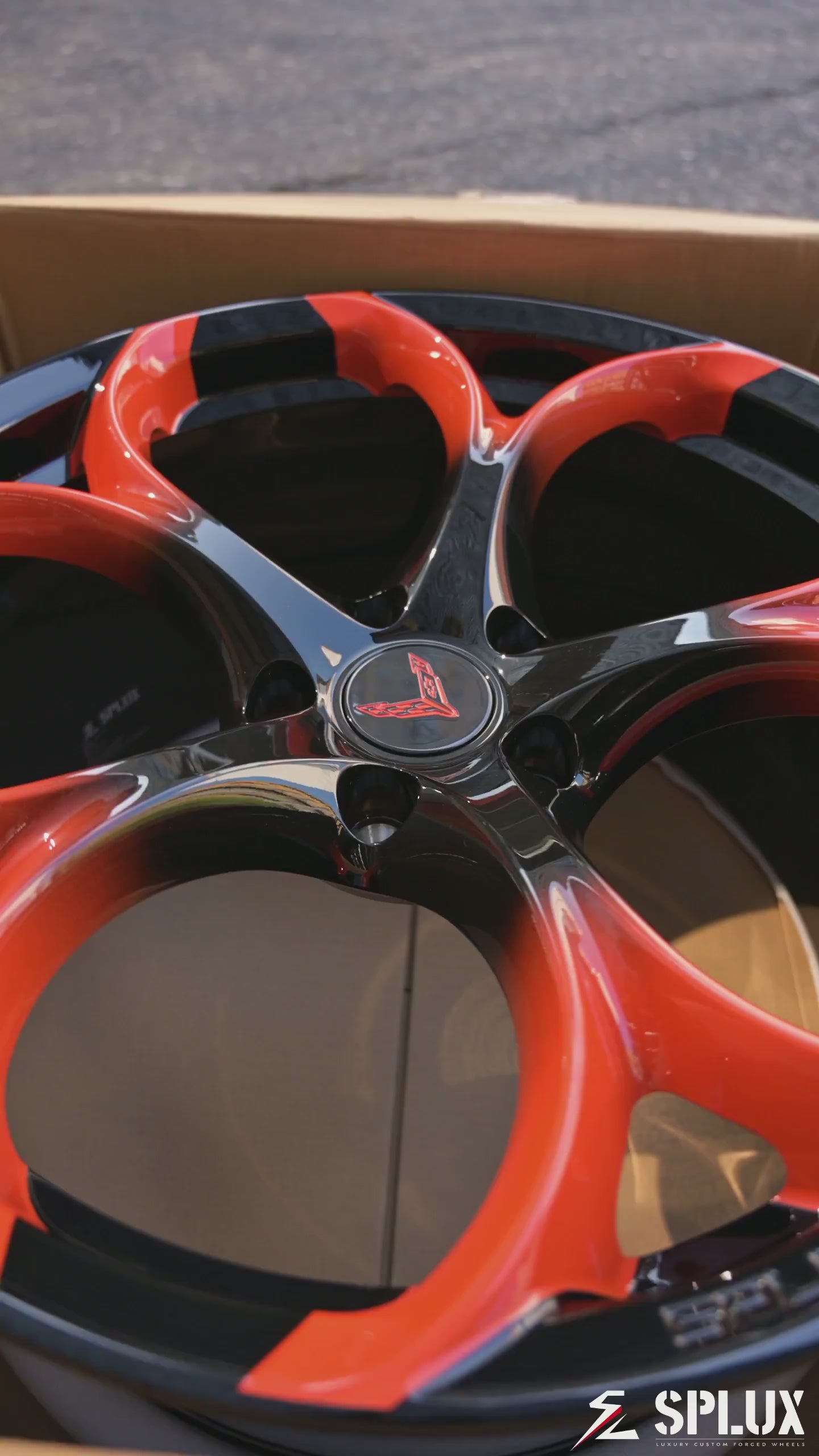 Video showcasing SC-07M forged 1-piece concave wheels on 2025 Corvette Stingray Z51, featuring design your own wheels options