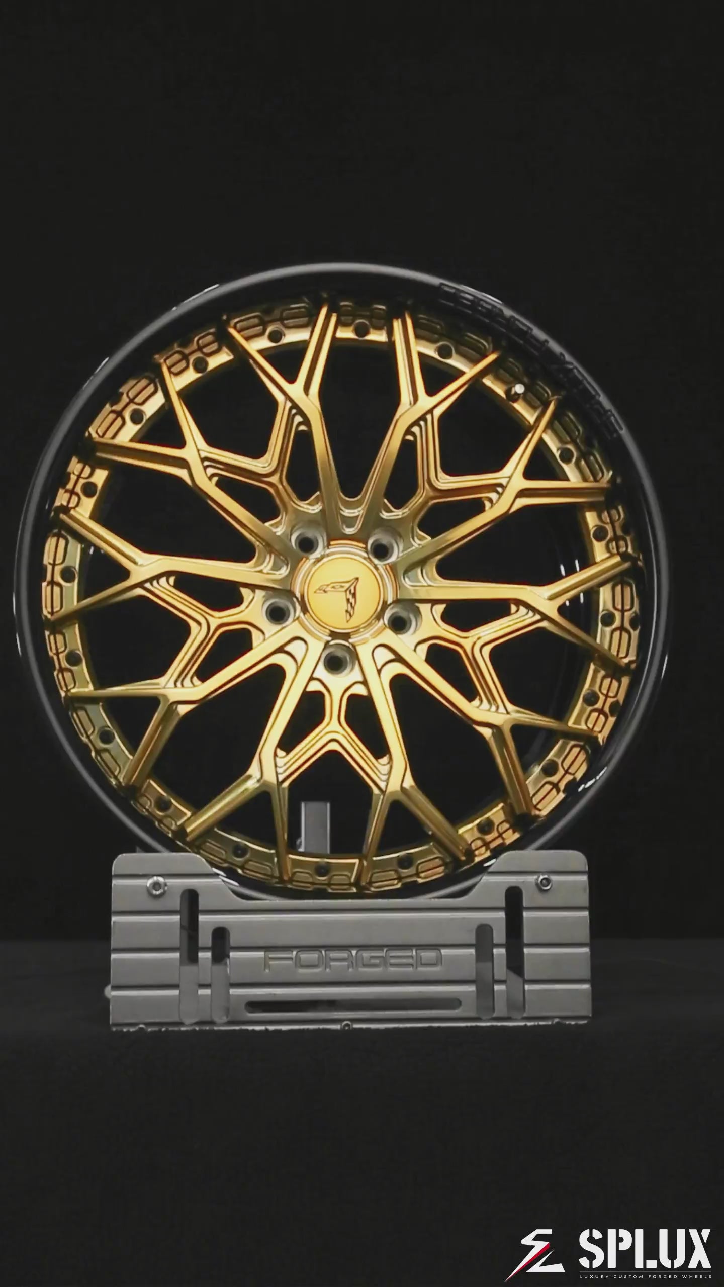 Showcase video of 2024 Widebody Corvette C8 Stingray with SD-08 forged deep dish wheels custom build