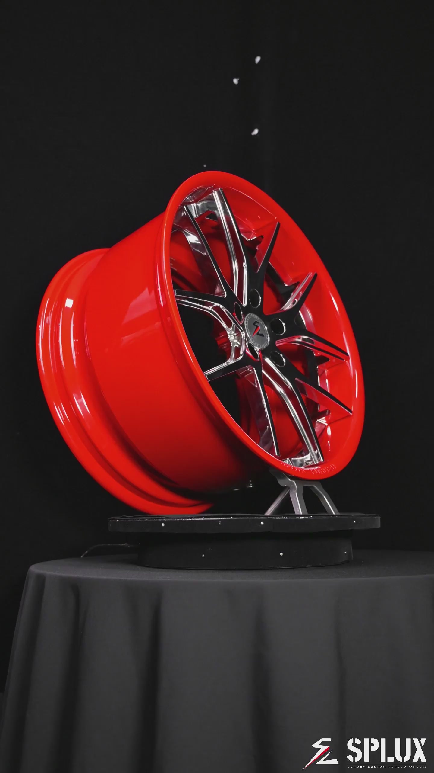 Walkaround video highlighting SC-04 forged chrome red wheels 19x8.5 / 20x11 on Corvette C8 Stingray