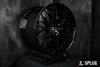 Custom Splux SC-02 2024 C8 Corvette aftermarket wheels: Z06 fit, 20, 21 inch, concave forged 2-piece, with a sleek black finish.