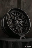 Custom forged 2-piece 20-inch satin black wheels for 1969 Chevy C10 6 lug wheels,aggressive deep dish design,aftermarket rims