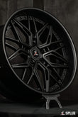 Satin black 1969 Chevy C10 6 lug wheels,custom forged 2-piece, 20-inch aggressive deep dish design, luxury aftermarket wheels
