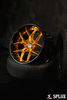 Splux SD-02 aftermarket forged 2-piece deep dish Y-spoke wheels for 1967 Camaro, available in black or gold, luxury classic car style.