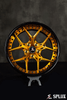 Camaro custom wheels by Splux SD-02 forged deep dish Y-spoke, classic car design, offered in black,gold, 18/19 inch aftermarket options.