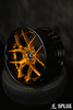 Splux SD-02 forged deep dish Y-spoke wheels for 1967, 1968 Camaro, available in black or gold, classic car style, 18/19 inch sizes.