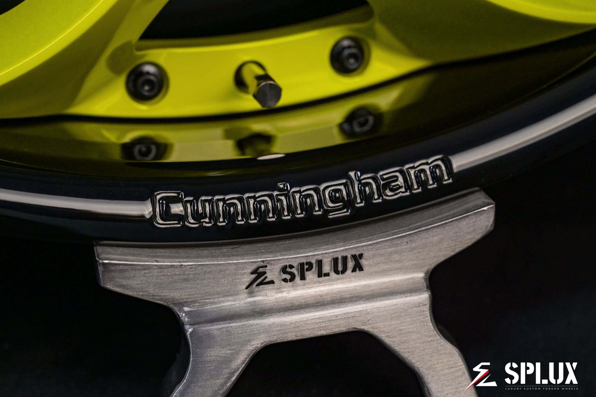 accelerate yellow for 2020 corvette,c8. corvette aftermarket custom finish wheels from splux.