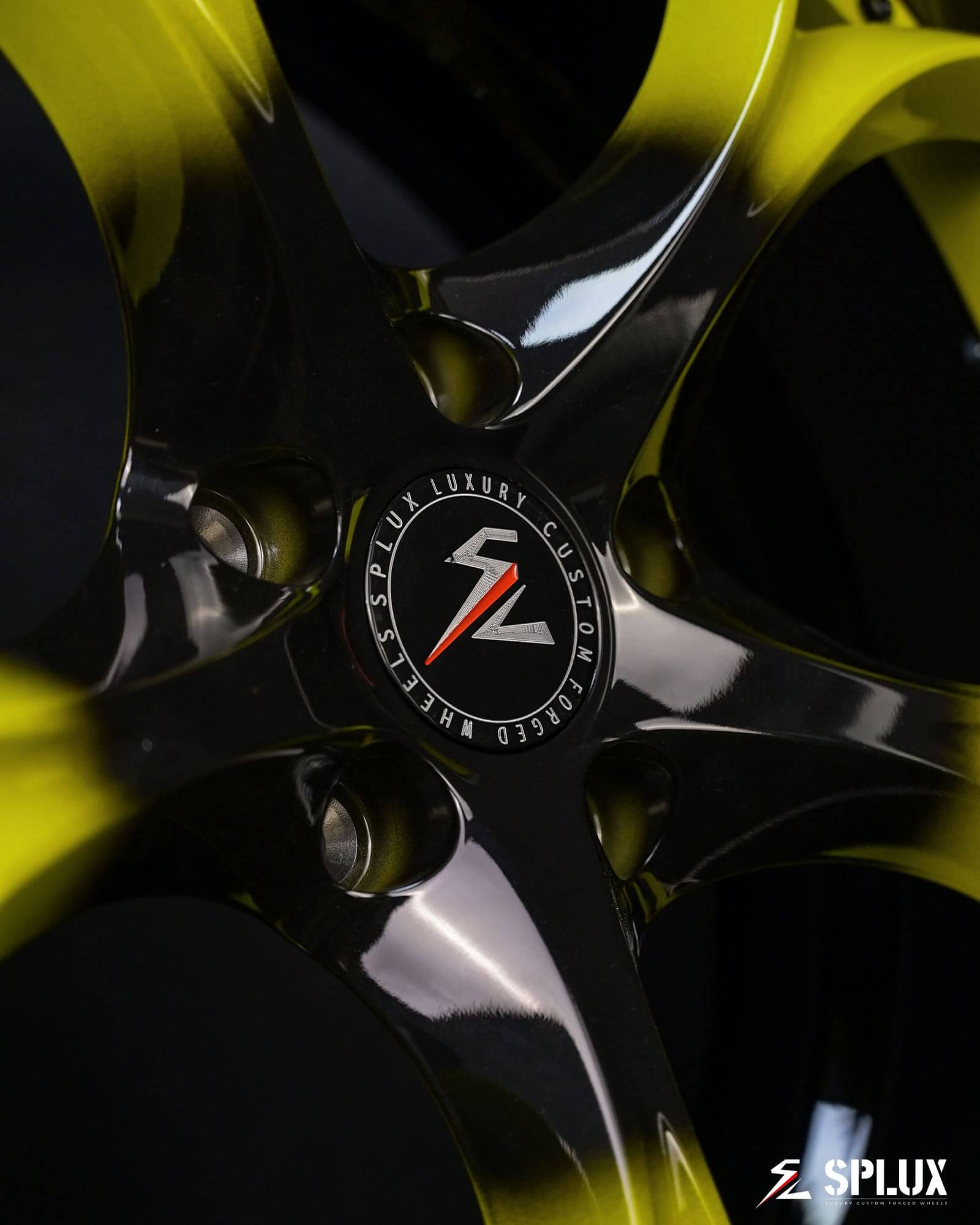 accelerate yellow c8 rims with free shipping.custom corvette c8 center caps.