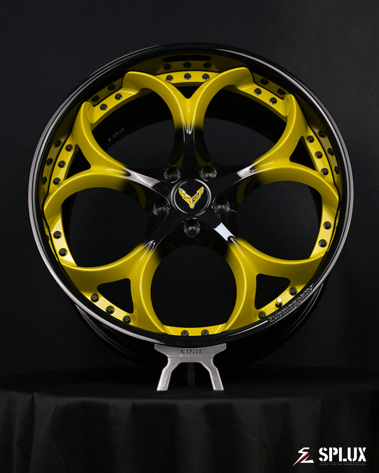 1996 competition yellow for corvette with deep dish.