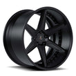 SD-07 black 6-spoke forged wheels for Dodge Charger - aftermarket rims