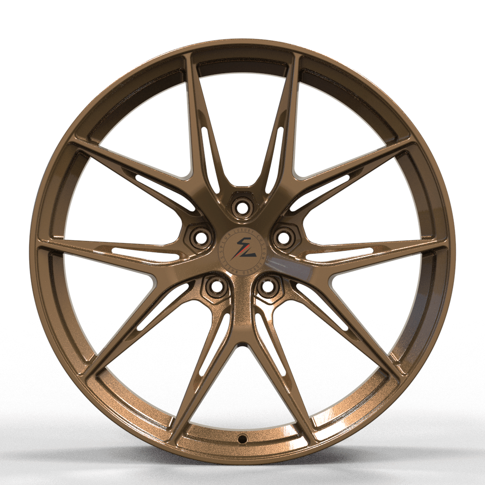 SL-02 bronze forged wheels for BMW M5 Touring - lightweight aftermarket rims