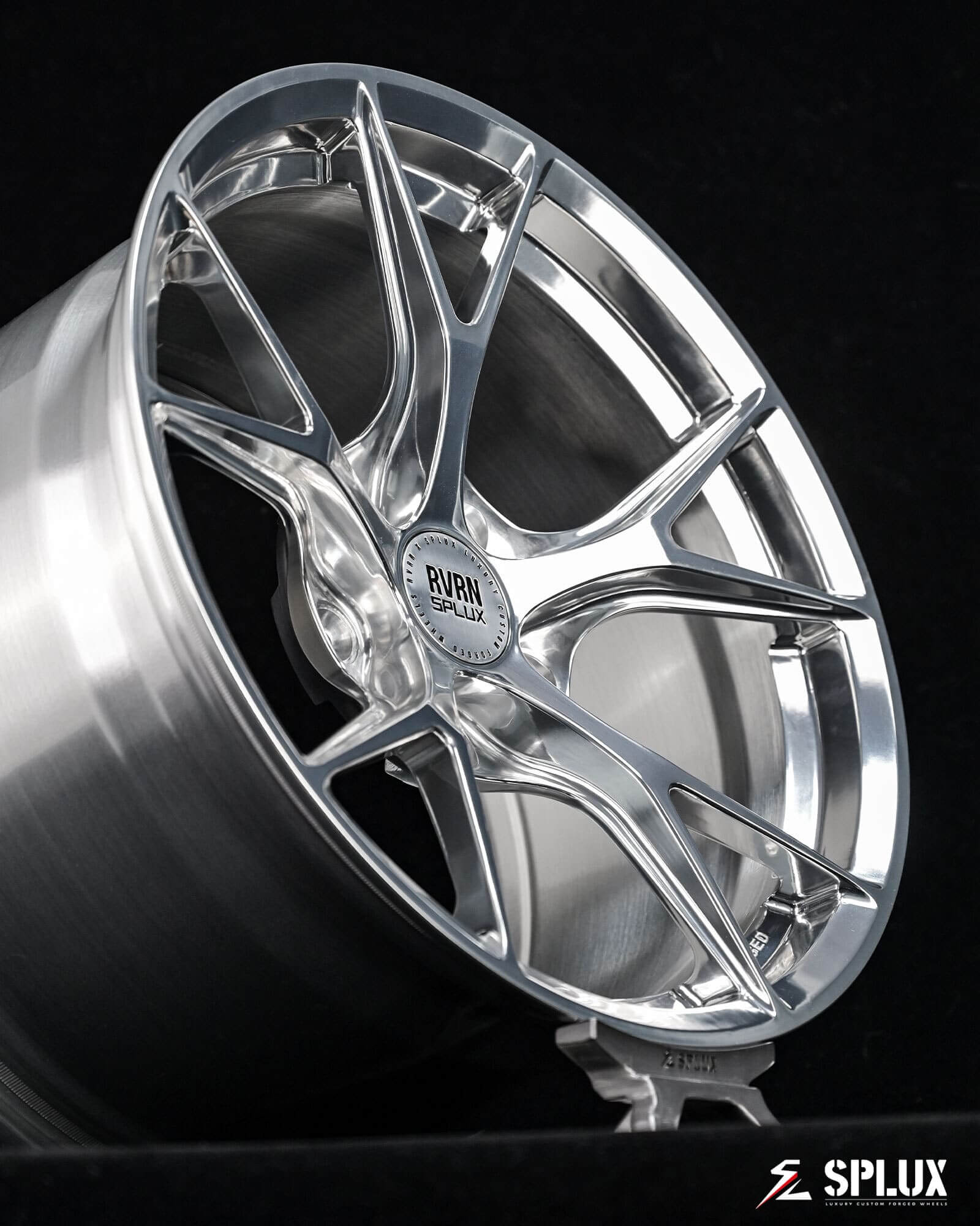 porsche wheels with diamond polished aluminum finish in 18