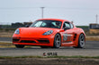 Porsche 718 Cayman racing with Splux SL-03R forged monoblock wheels during tamale track days, showcasing super lightweight design.