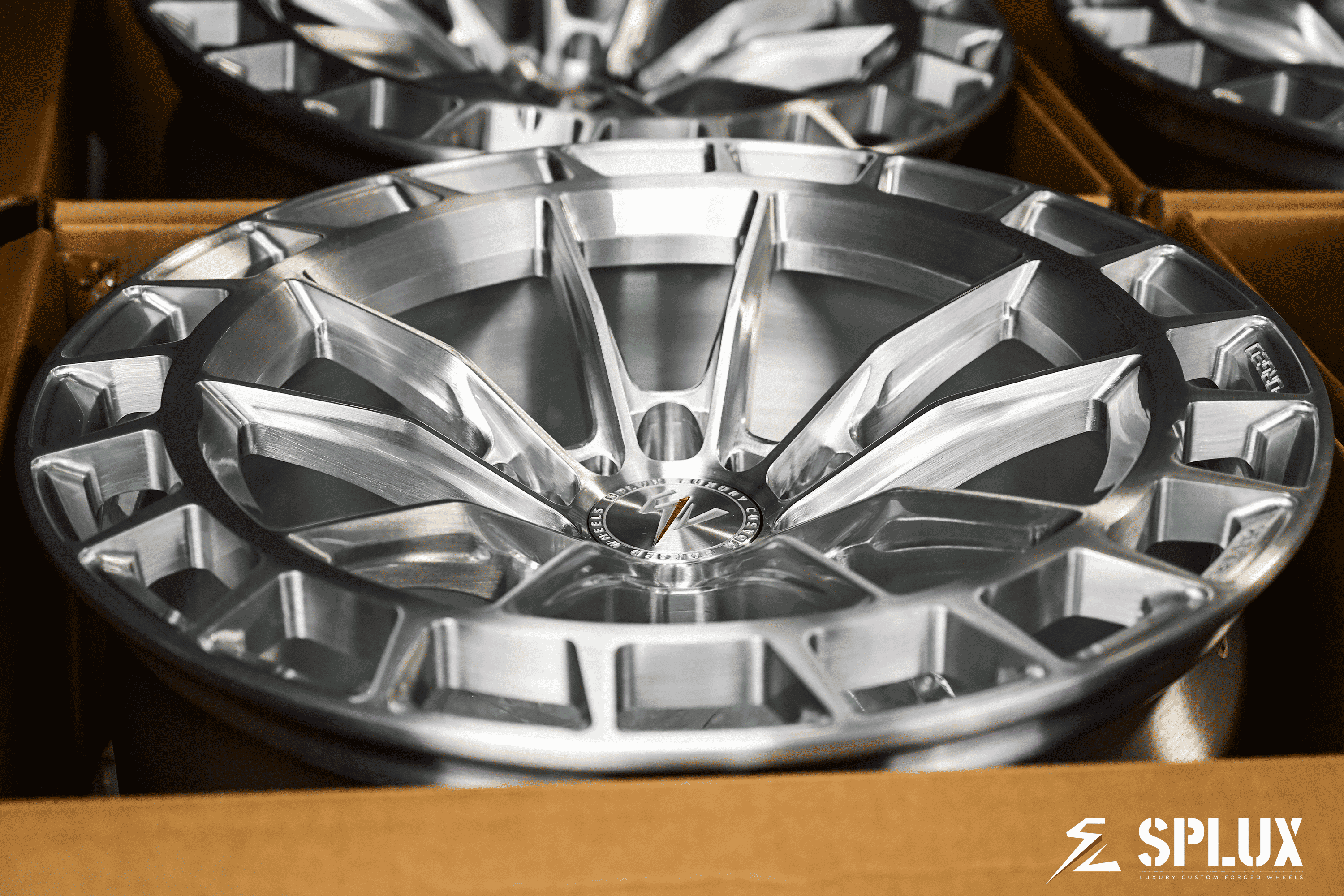 Brushed aluminum 18-inch Splux SC-02 wheels for 2024 Civic. Custom forged monoblock design, silver finish, concave.