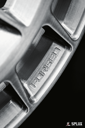 2024 Type R wheels by Splux SC-02. Brushed aluminum, silver, concave, custom forged 18-inch monoblock design.