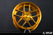 1968 Camaro wheels with an SD-02 forged 2-piece design in brushed dark gold
