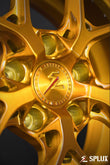 1968 Camaro rims with a brushed dark gold center detail