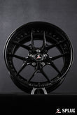 Close view of the SD-02 wheel's concave face and forged 2-piece construction