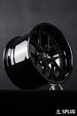 F100 with SD-02 wheels, the deep-dish design and black finish stand out