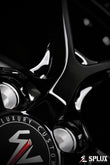 SD-02 forged wheel on the F100, highlighting the multi-piece structure and dark color