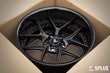 Rear 18-inch SD-02R wheel with deep dish and piano black barrel