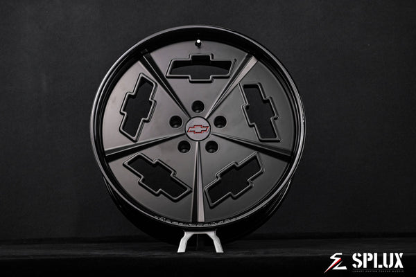 monte carlo ss wheels side profile showing 20×8.5 fitment on 1986 Chevrolet Monte Carlo SS