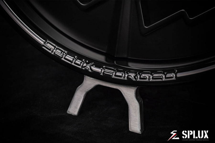 monte carlo ss wheels close-up of Satin Black spokes and hidden hardware