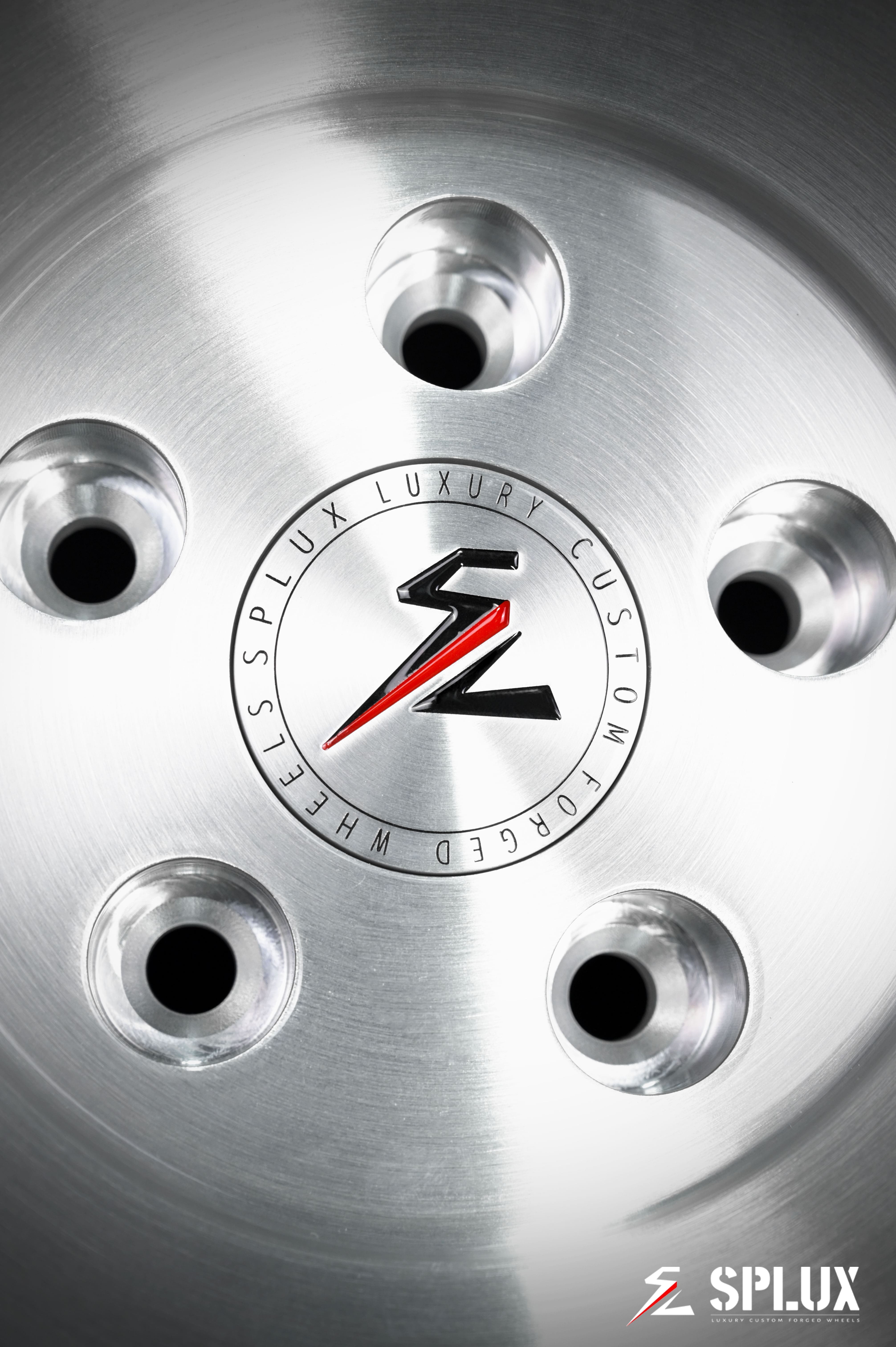 SA-10 forged wheel with brushed aluminum finish and concave profile on a C4 Corvette