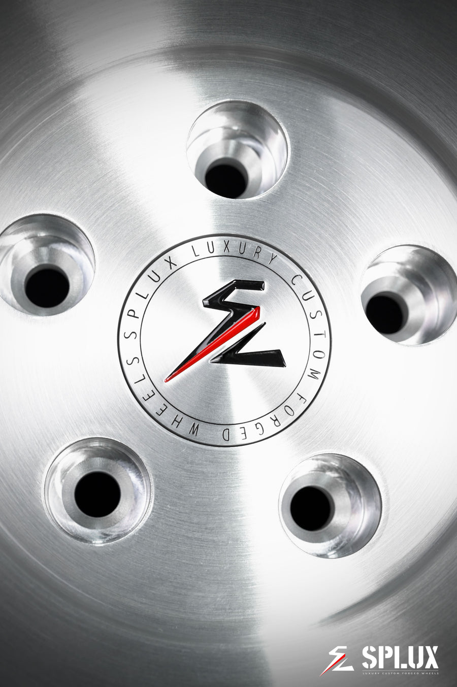 SA-10 forged wheel with brushed aluminum finish and concave profile on a C4 Corvette