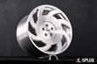 1995 Corvette C4 ZR-1 with custom wheels featuring SA-10 forged 1-piece wheels in brushed aluminum