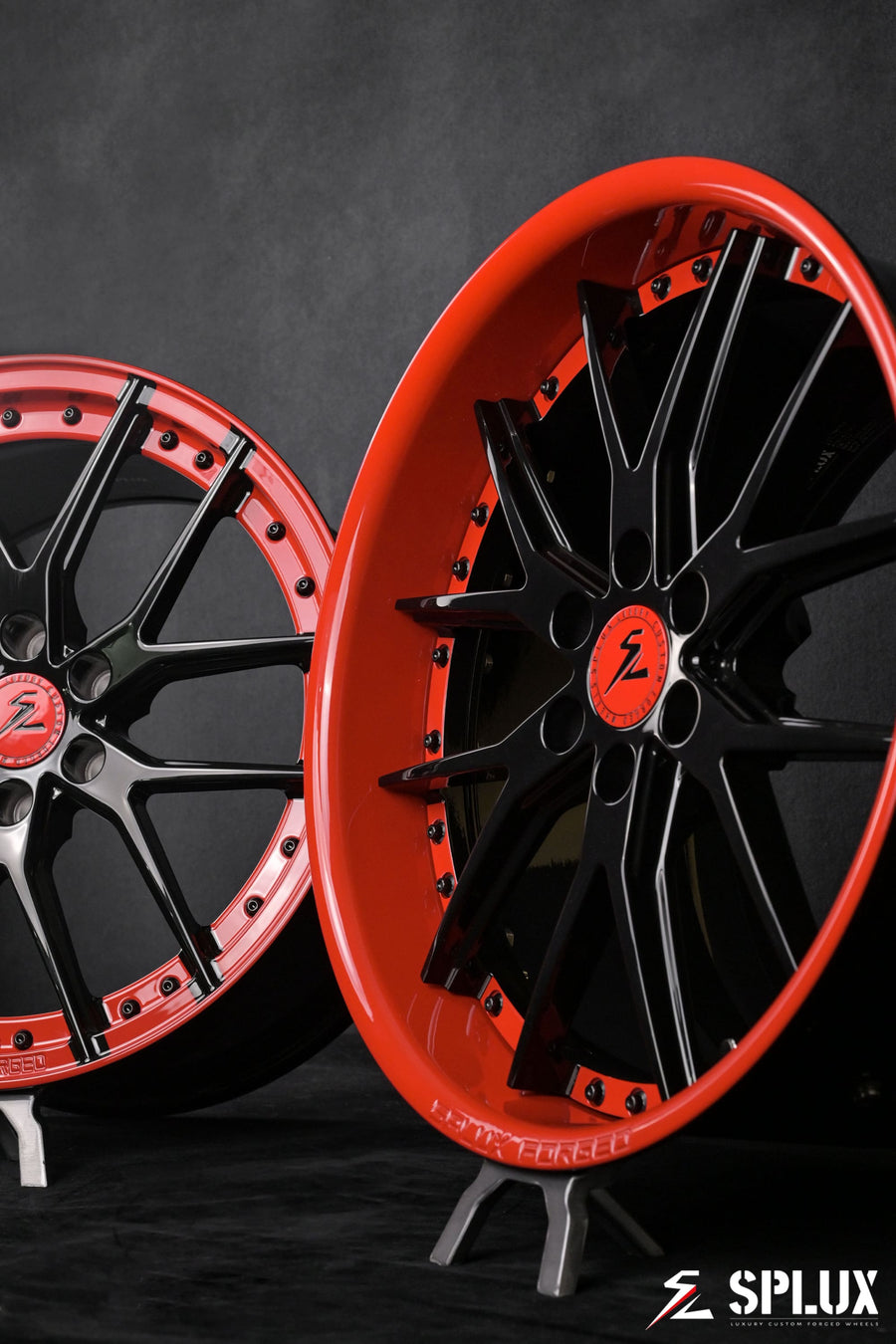 SC-04R 2-piece rear wheel for a 2003 Dodge Viper