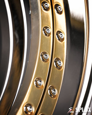 SD-06 wheel with a deep concave face and chrome hardware on a Chrysler 300C