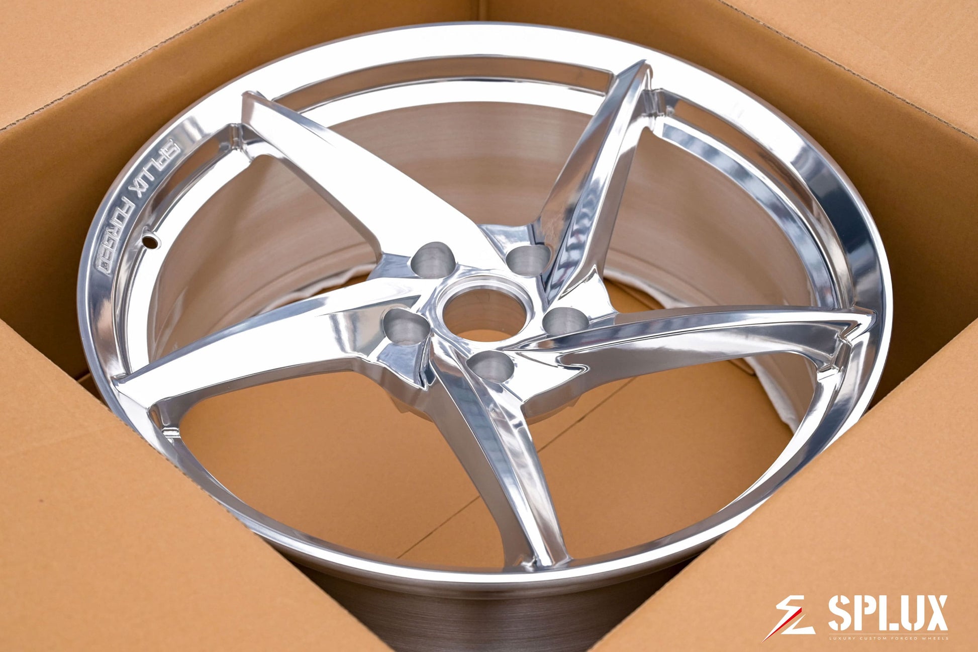 SC-09M forged wheels brake clearance and caliper spacing fitment precision view