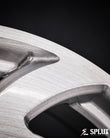 Brushed SA-10 forged wheel on a Camaro SS with five lug holes and directional design