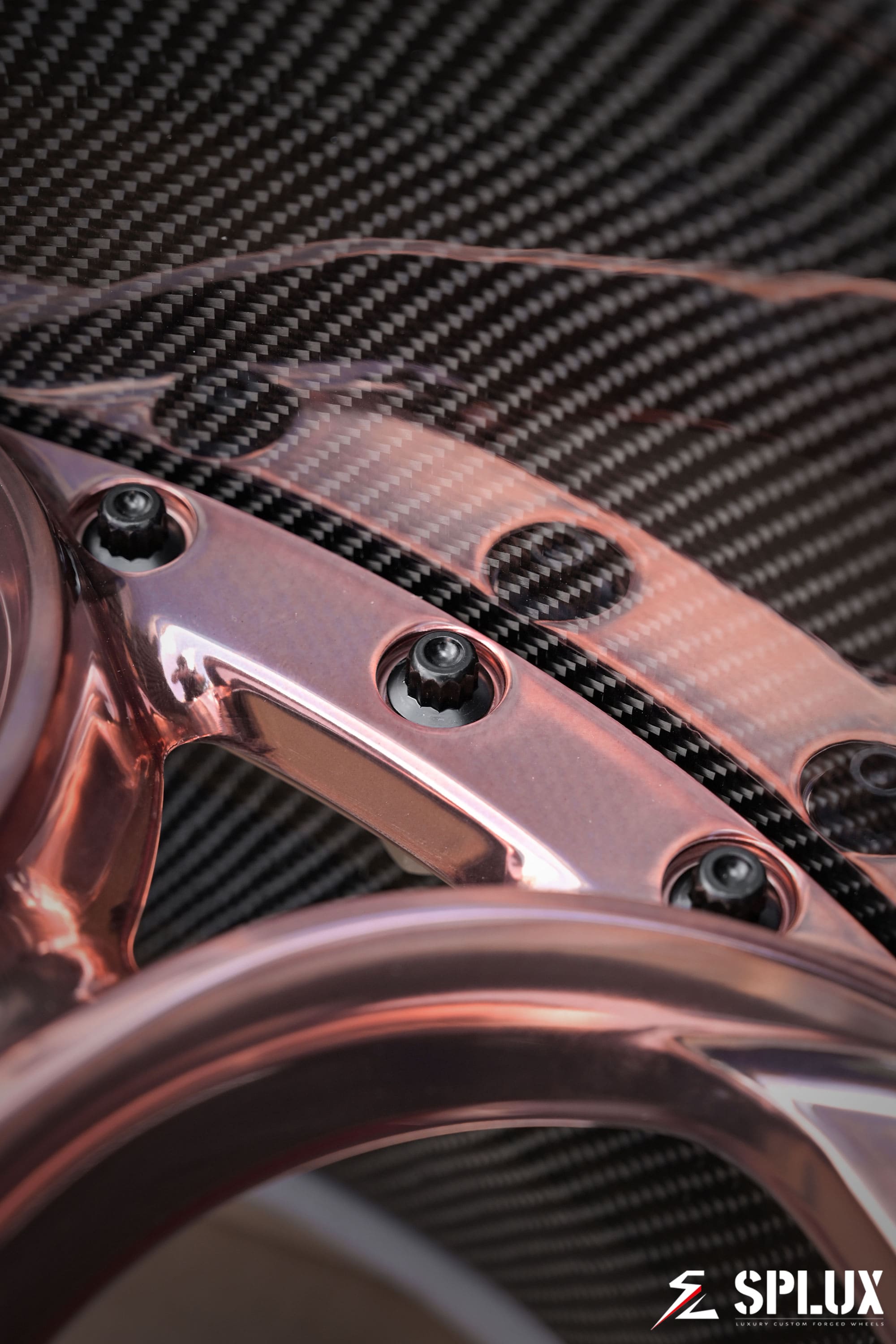 SD-03 forged 2-piece wheel with a step lip profile