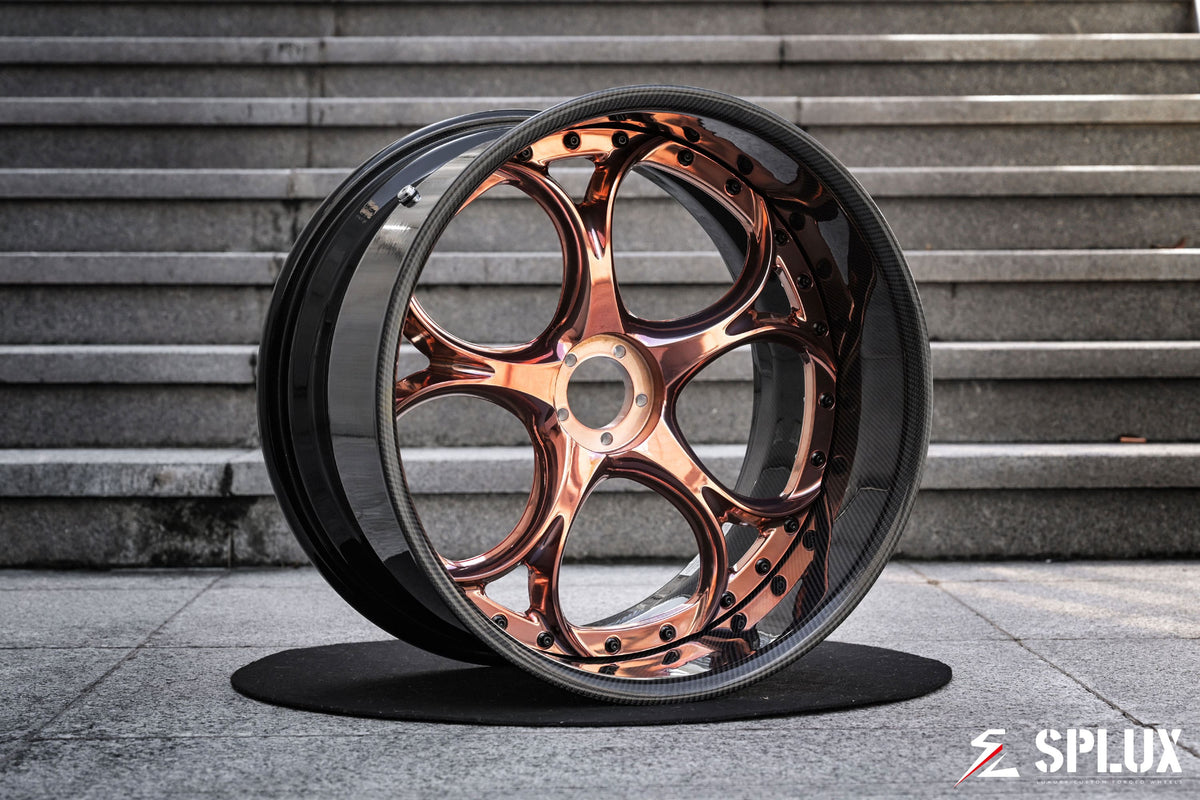 carbon fiber wrapped inner barrel on the SD-03 wheel