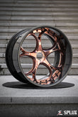 SD-03 2-piece wheel with a carbon fiber wrapped lip