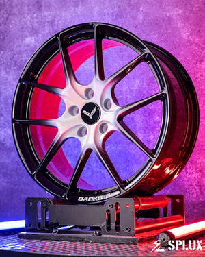 SL-04 forged wheels ultra macro spoke edge machining craftsmanship close-up