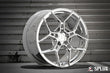 C7 corvette chrome wheels on a 2015 Corvette C7 Stingray with SC-18M forged 1-piece wheels in all chrome finish